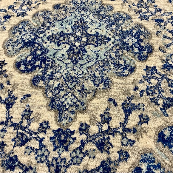 Jonathan Y Blue Area Rug, 4’ x 6’ - Picture 3 of 4